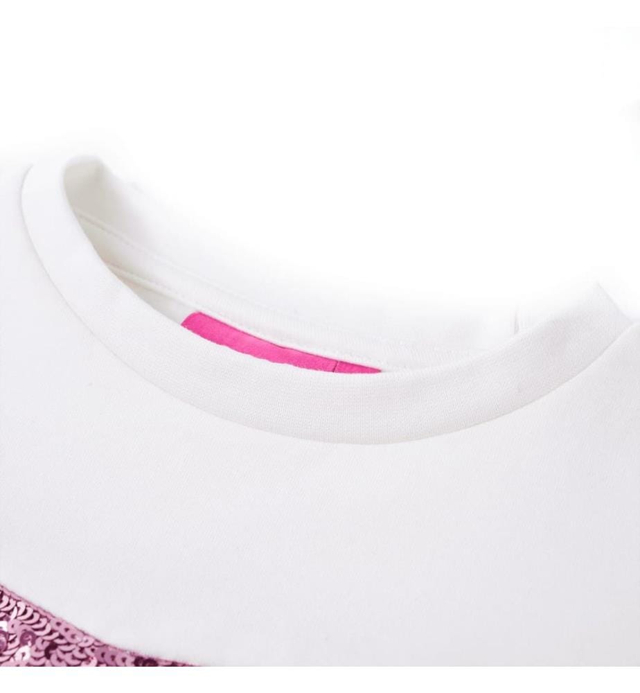 Kinder-Sweatshirt Himbeerrosa 128