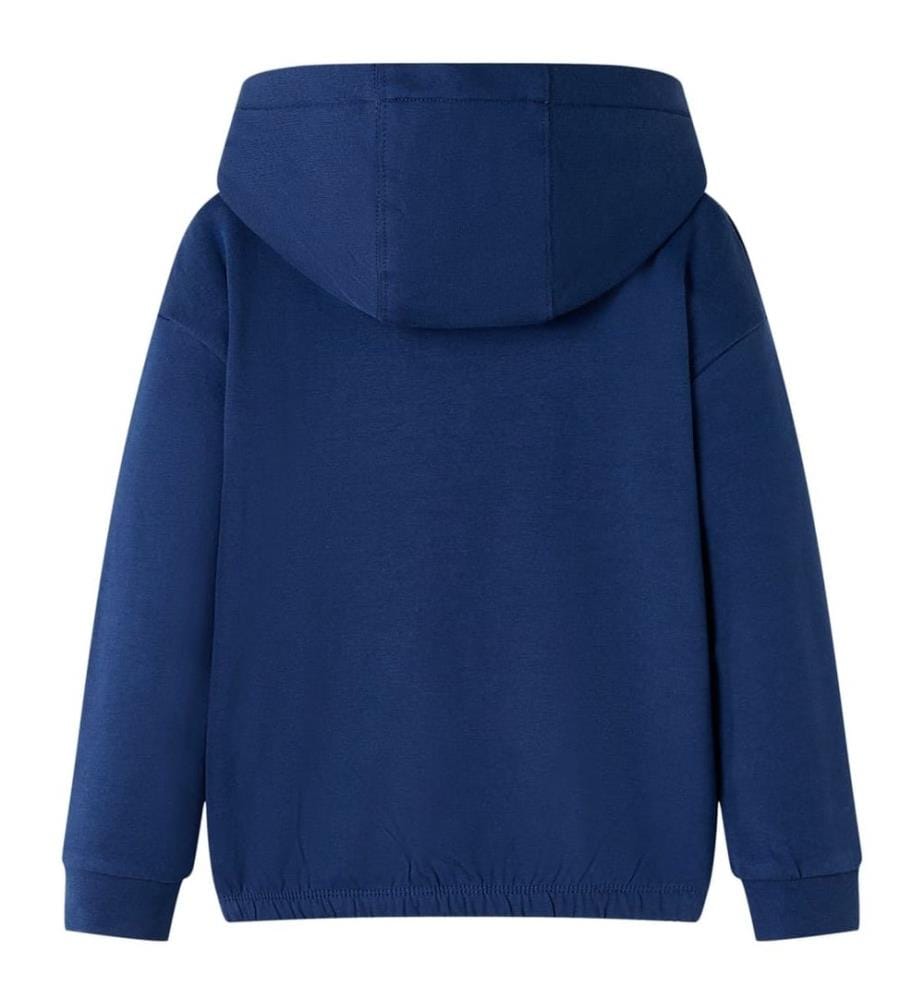 Kinder-Kapuzenpullover Marineblau 92