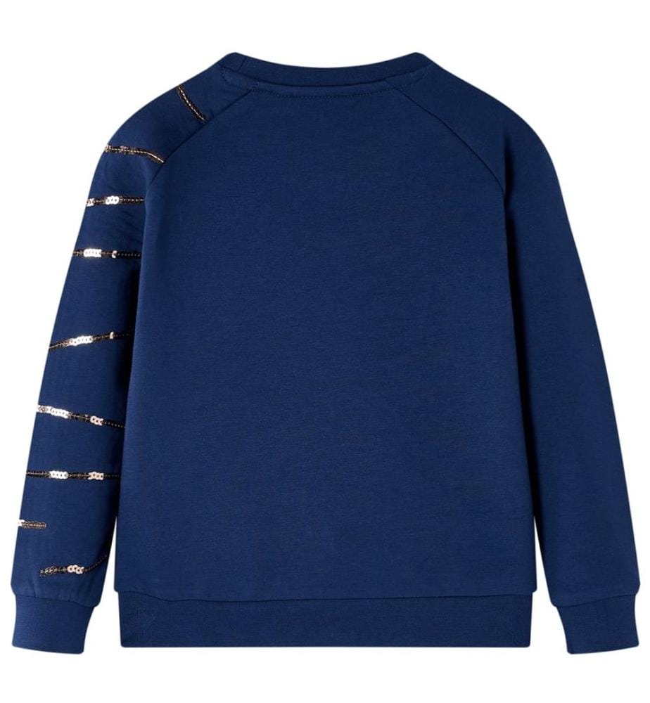 Kinder-Sweatshirt Marineblau 140