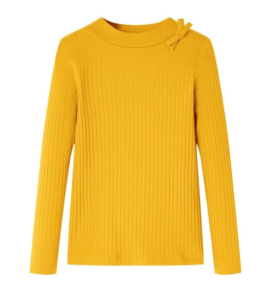 Kinder-Langarmshirt Ocker 92