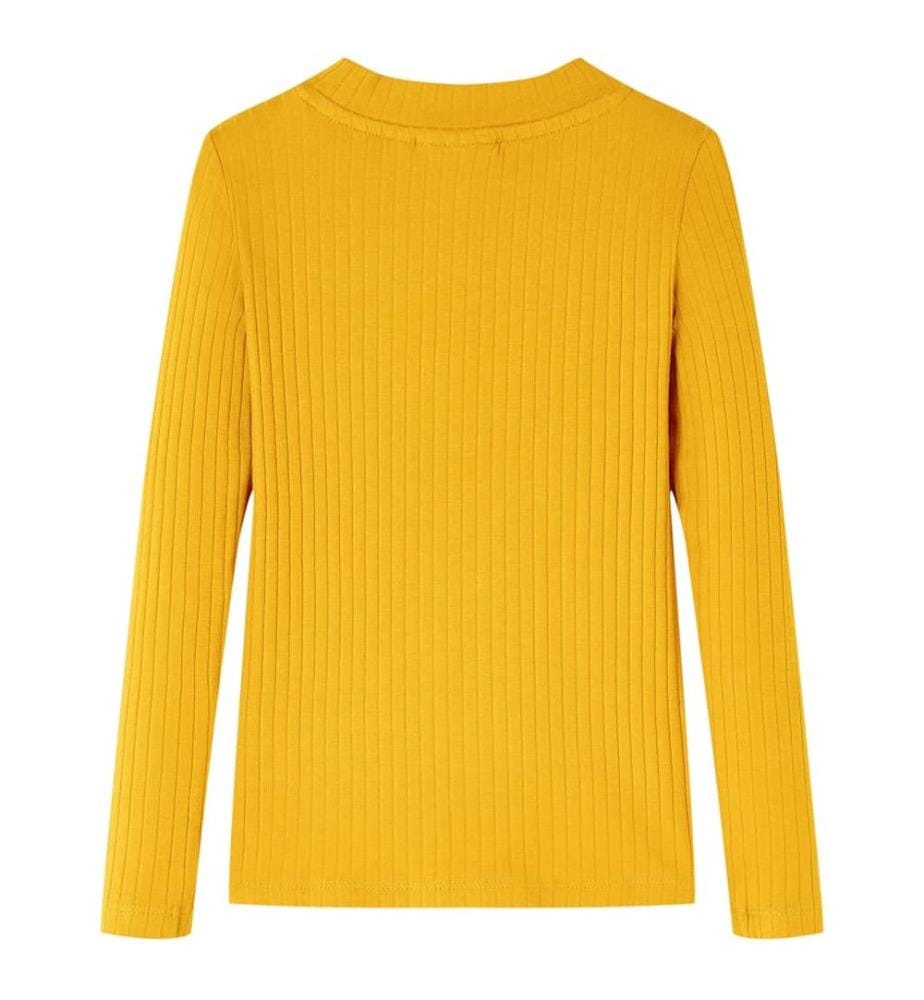 Kinder-Langarmshirt Ocker 92