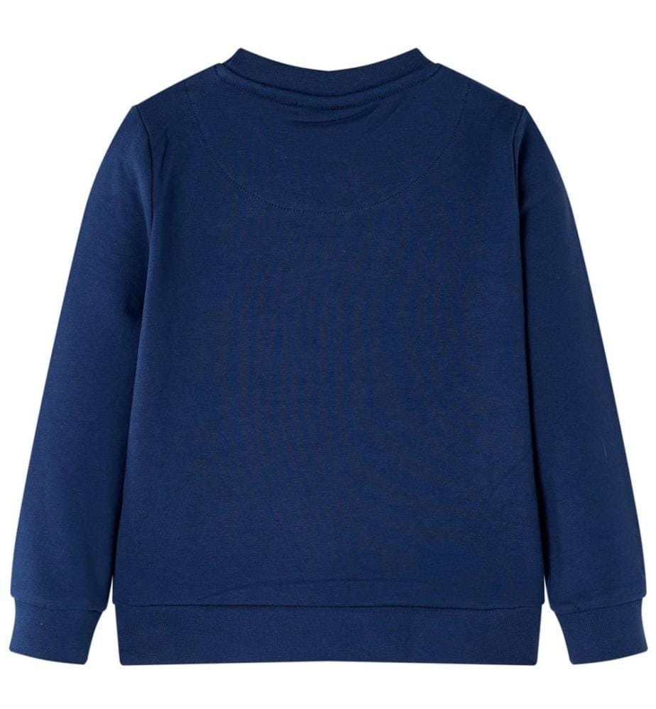 Kinder-Sweatshirt Marineblau 128