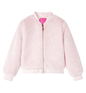 Kinderjacke Kunstpelz Zartrosa 128