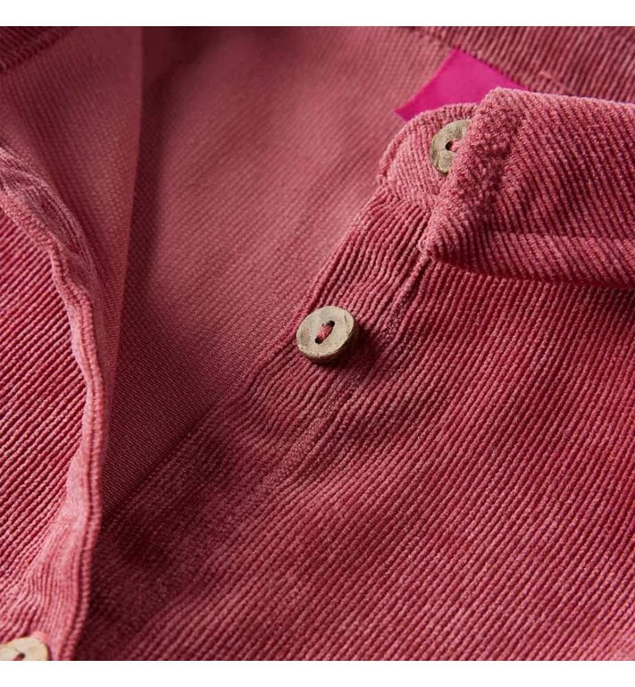 Kinderkleid mit Langen Ärmeln Cord Altrosa 92