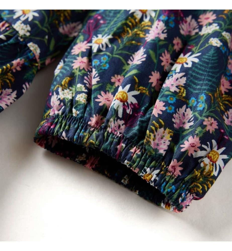 Kinderkleid mit Langen Ärmeln Dunkelblau 128