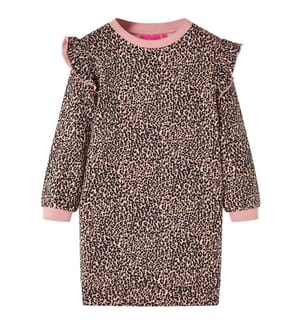 Kinder-Pulloverkleid Mittelrosa 104