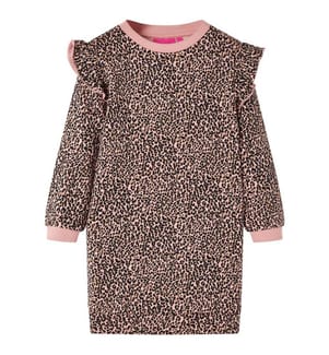 Kinder-Pulloverkleid Mittelrosa 116