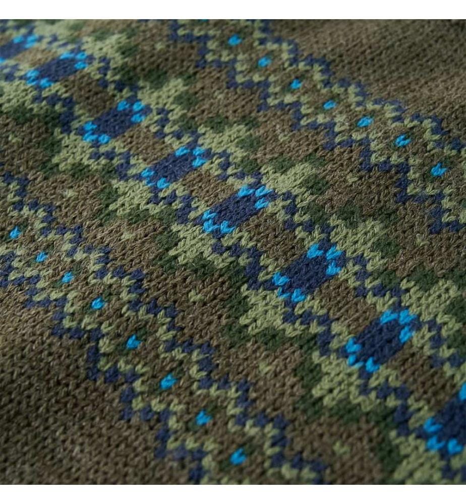 Kinderpullover Gestrickt Khaki 128