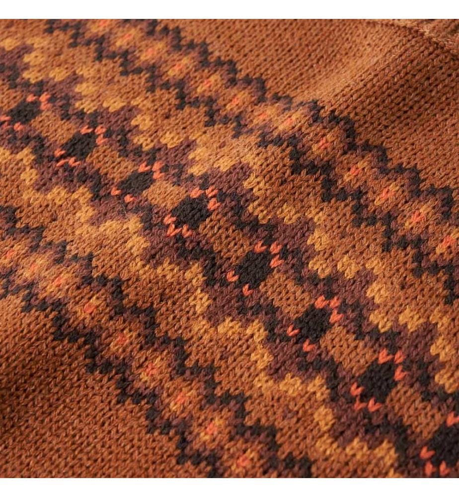 Kinderpullover Gestrickt Cognac 104