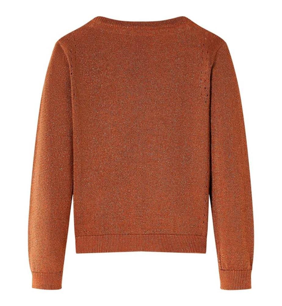 Kinder-Strickjacke Cognac 140