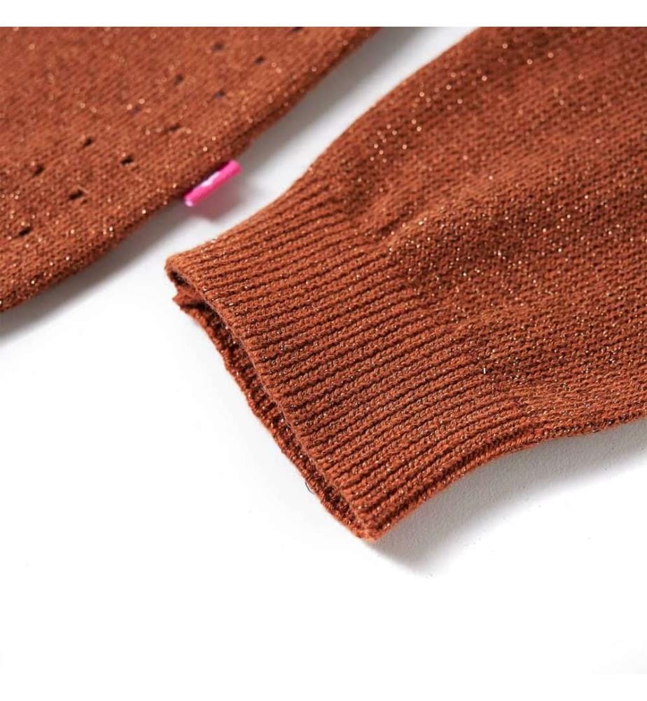 Kinder-Strickjacke Cognac 140
