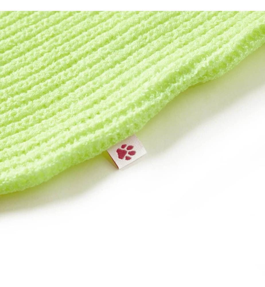 Pull-over tricoté pour enfants jaune fluo 140