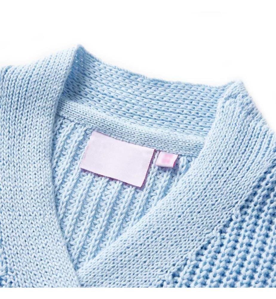 Kinder-Strickjacke Blau 104