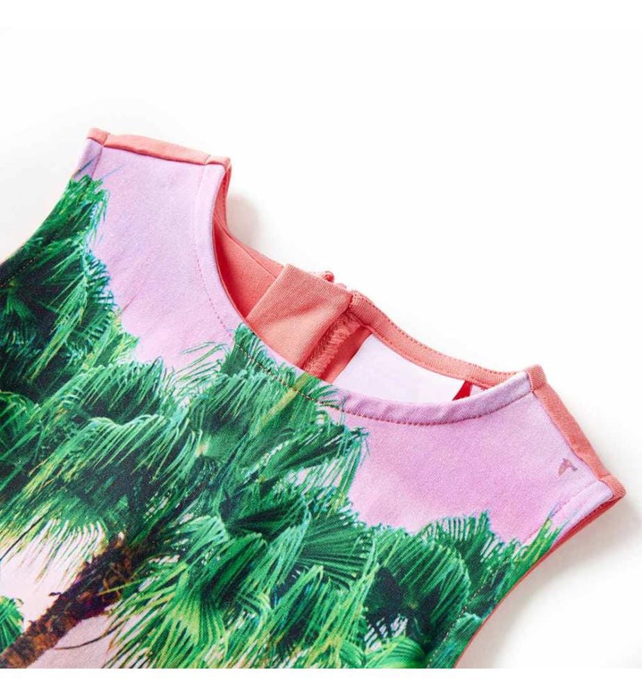 Kinderkleid Korallenrosa 140