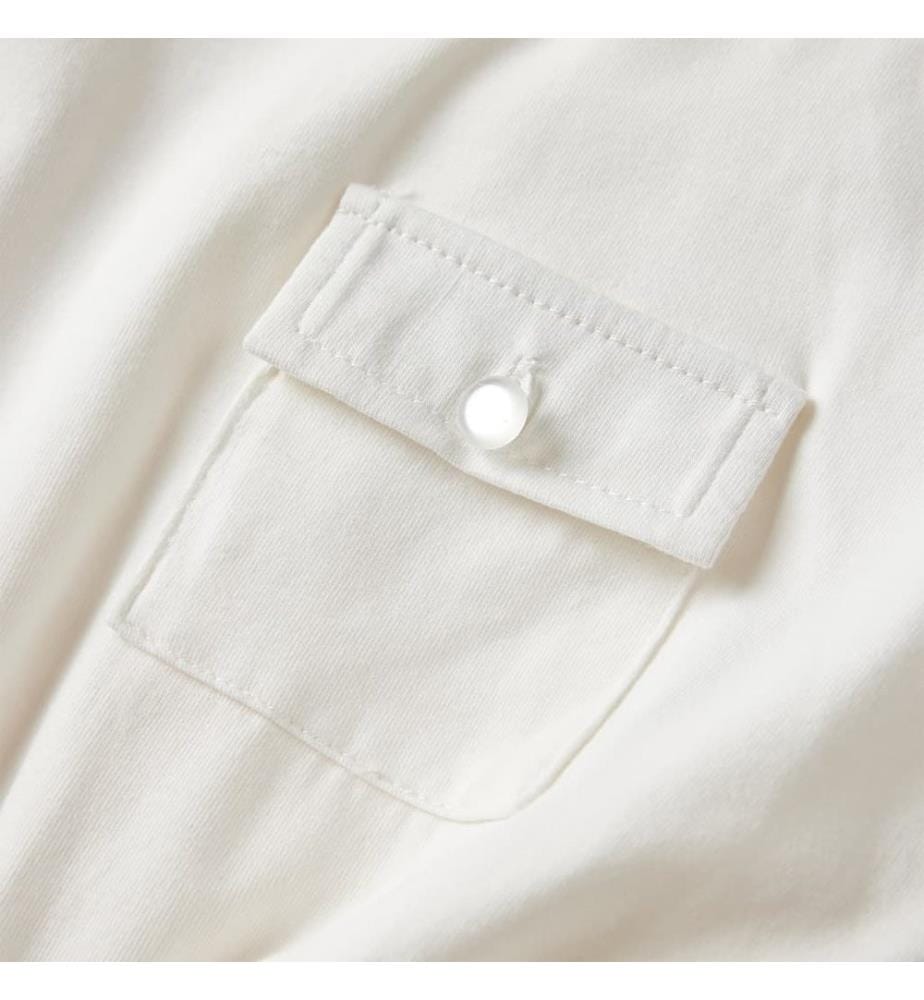 Kinderkleid mit Kurzen Ärmeln Ecru 128