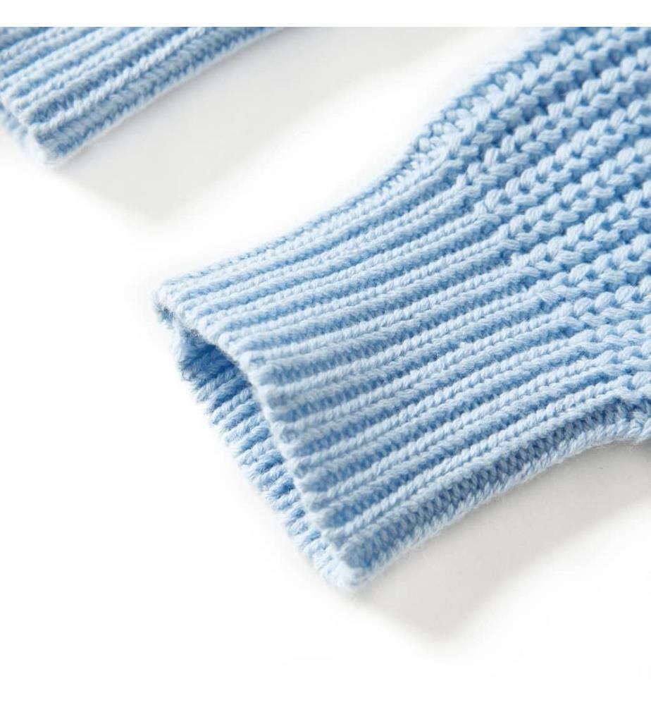 Kinderpullover Gestrickt Blau 140