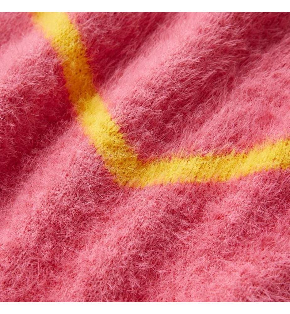 Kinderpullover Gestrickt Altrosa 140