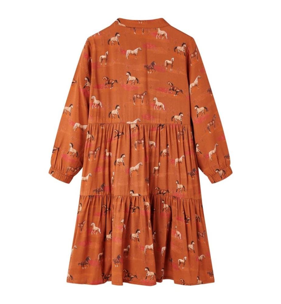 Kinderkleid Cognac 140