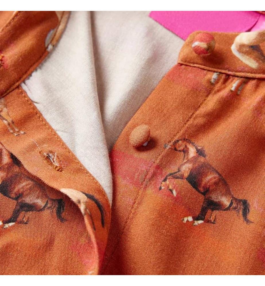 Kinderkleid Cognac 140