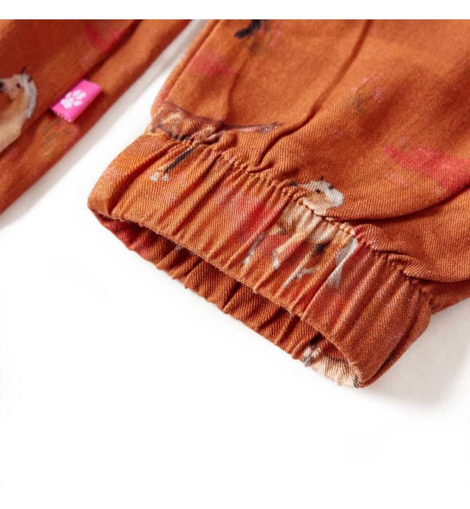 Kinderkleid Cognac 140