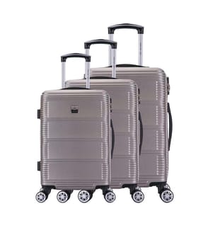3er-Set Koffer „London – Champagne“