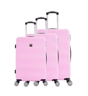 3er-Set Koffer „London“ – Rosa