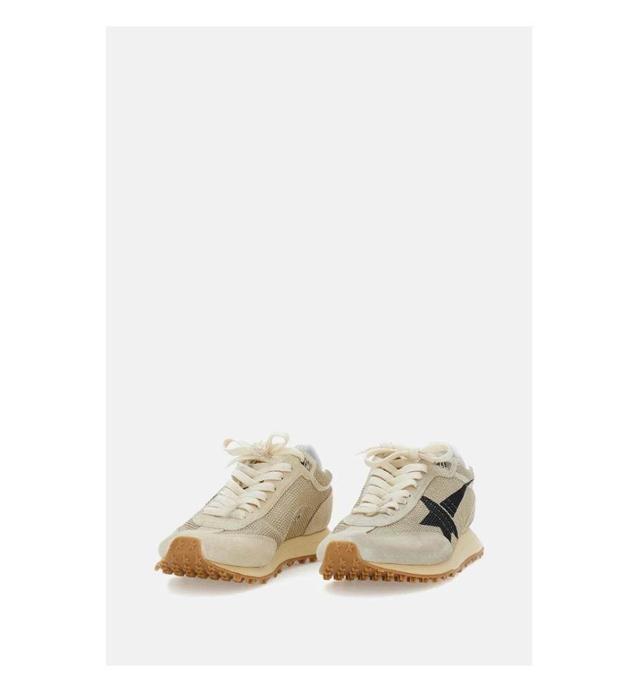 Running Marathon Sneakers - Beige und Schwarz