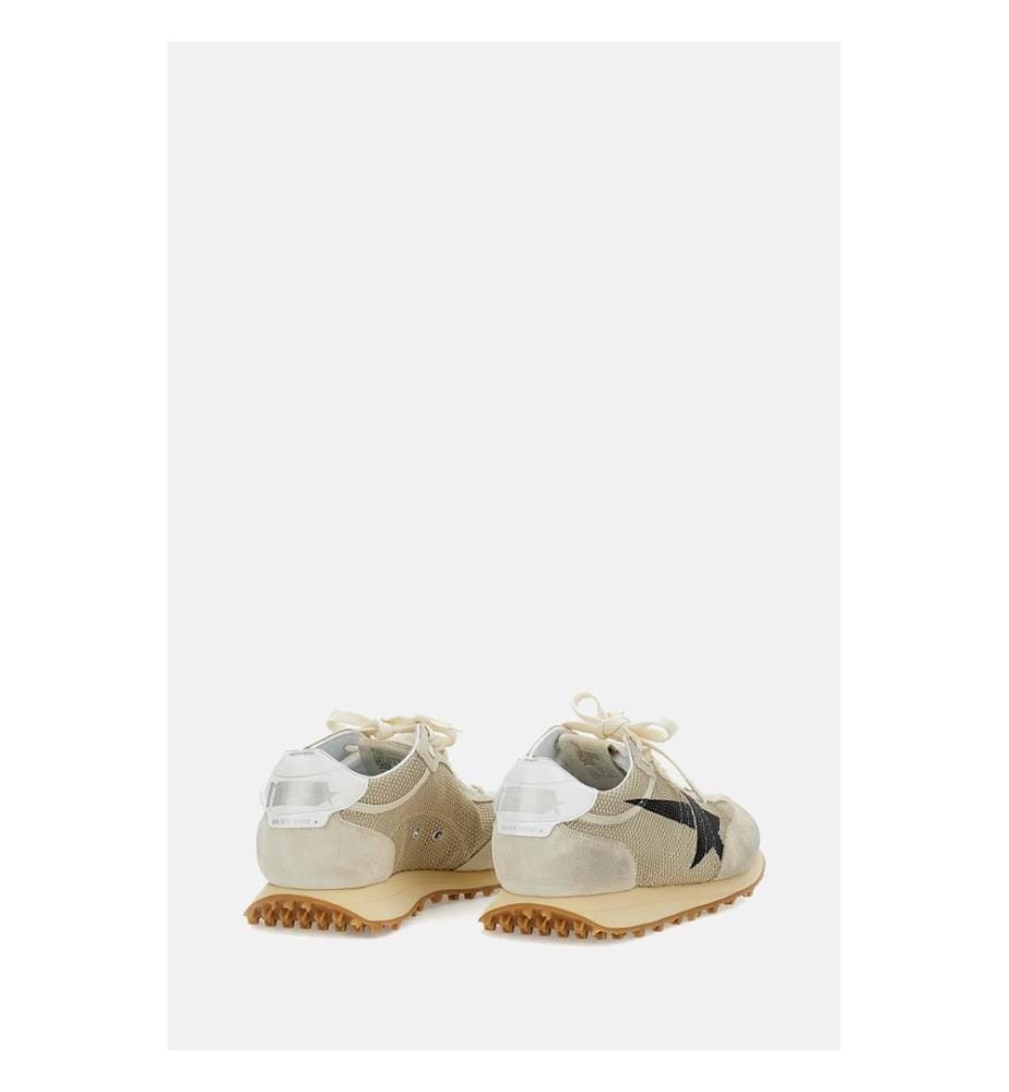 Running Marathon Sneakers - Beige und Schwarz