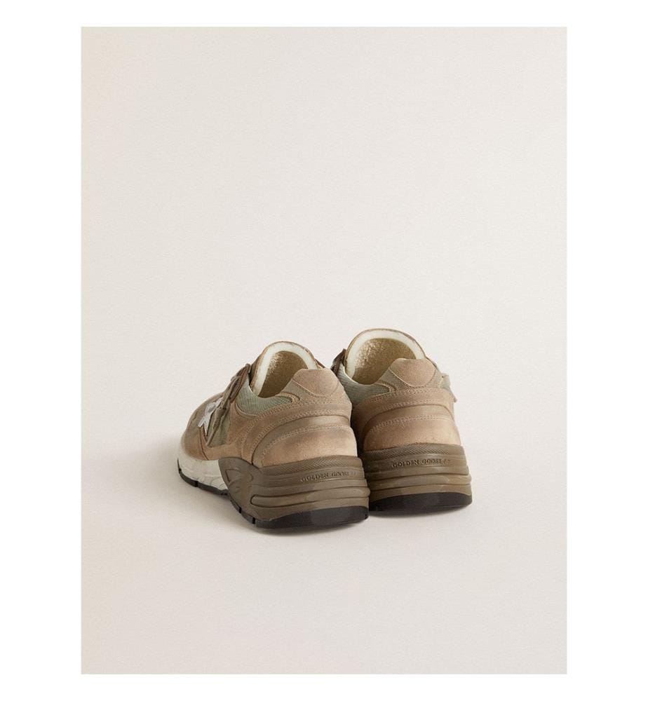 Dad-Star Sneakers - Beige und Silber