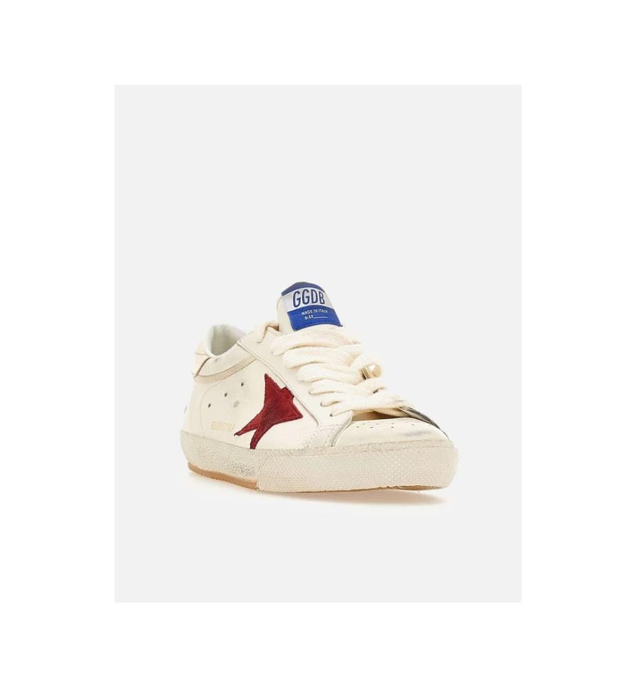 Super Star Sneakers - Weiss, Rot und Platin