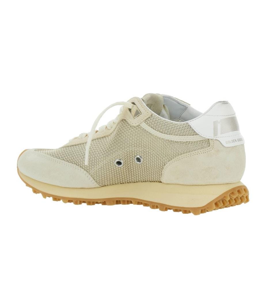 Running Marathon Sneakers - Beige und Schwarz