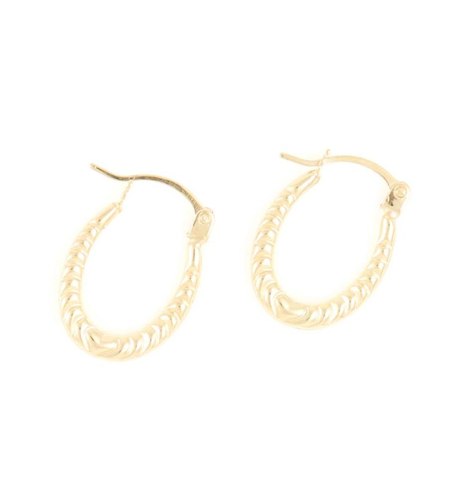 Creolen Evin 11 mm - Gelbgold