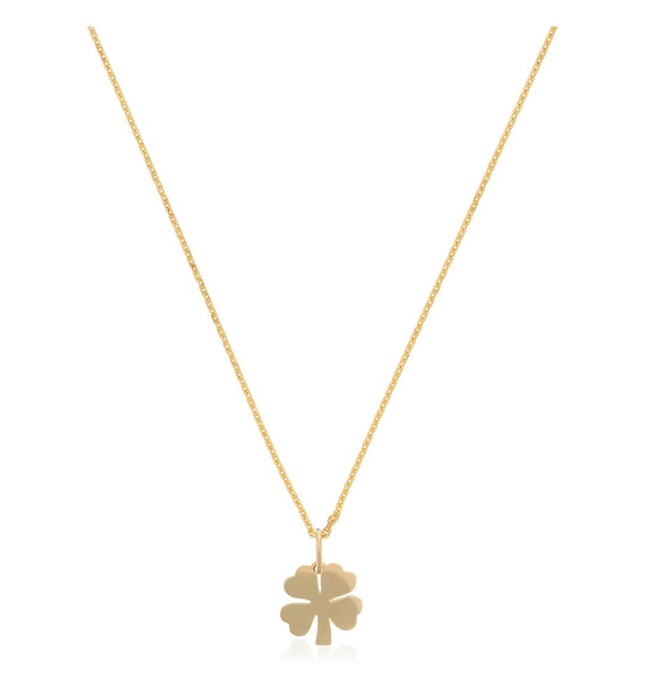 Pendentif en Or Tréfle - Doré