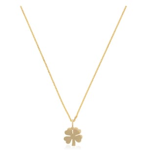 Pendentif en Or Tréfle - Doré