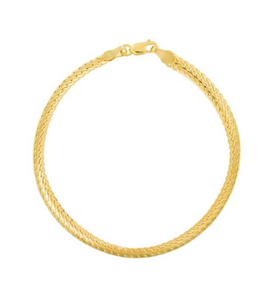 Kompaktes Armband Guaya - Gelbgold 375/1000
