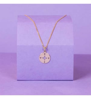 Pendentif Boussole - Or Jaune 375/1000