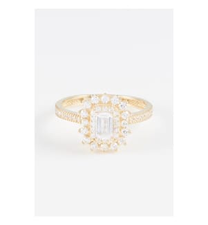 Ring My queen - Gelbgold und Zirkonium