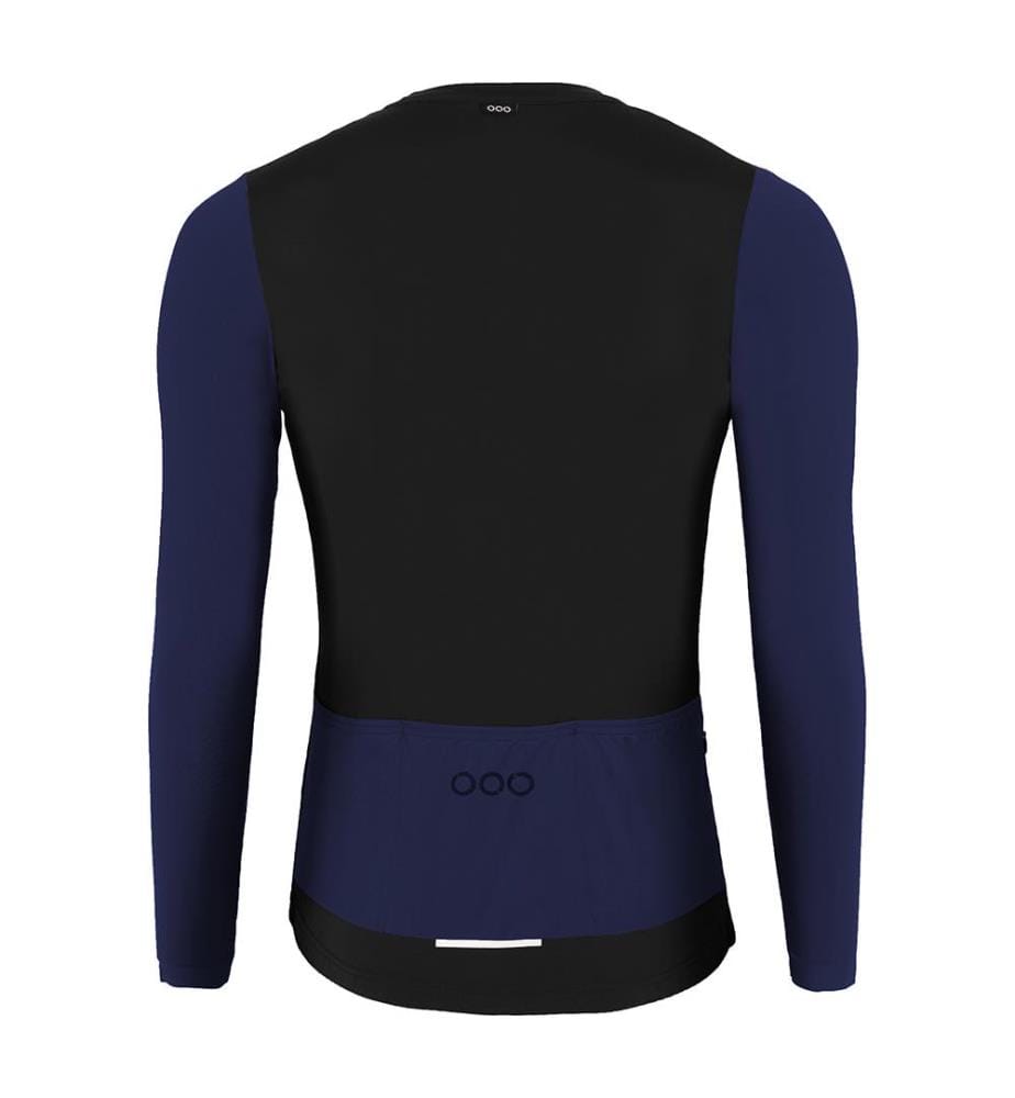 Bonneville Longsleeve T-Shirt - Schwarz und Marine