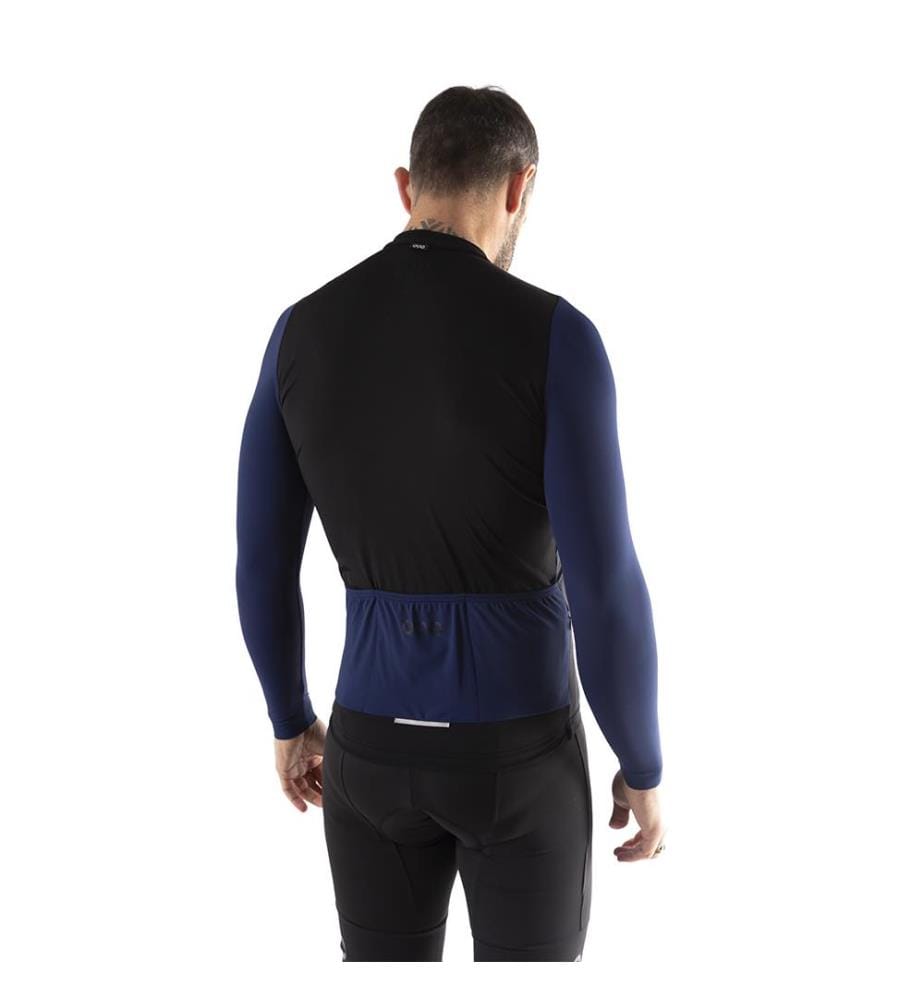 Bonneville Longsleeve T-Shirt - Schwarz und Marine