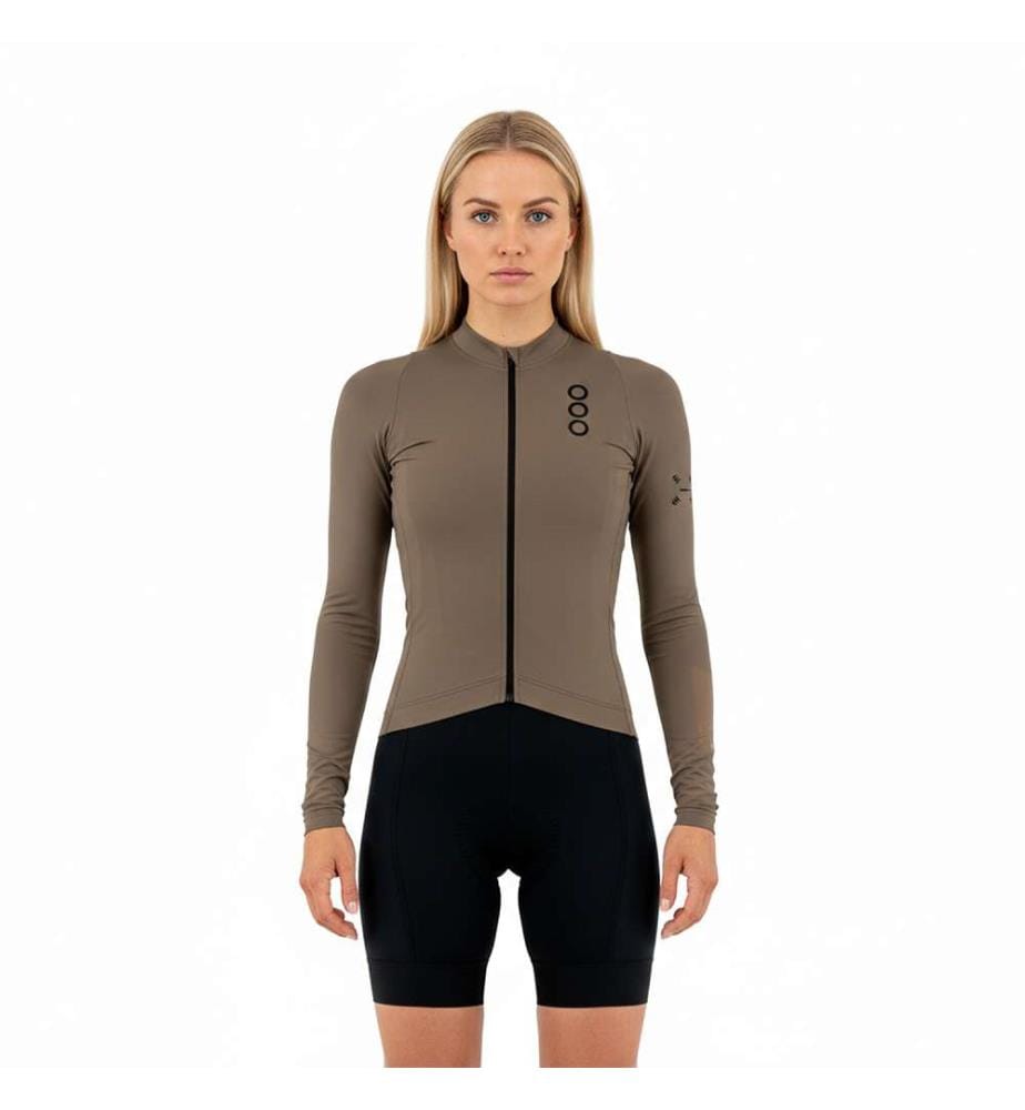T- Shirt Langarm Hochleistung - Sand