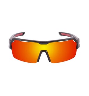 Radsport-Sonnenbrille Angliru - Schwarz und Rot