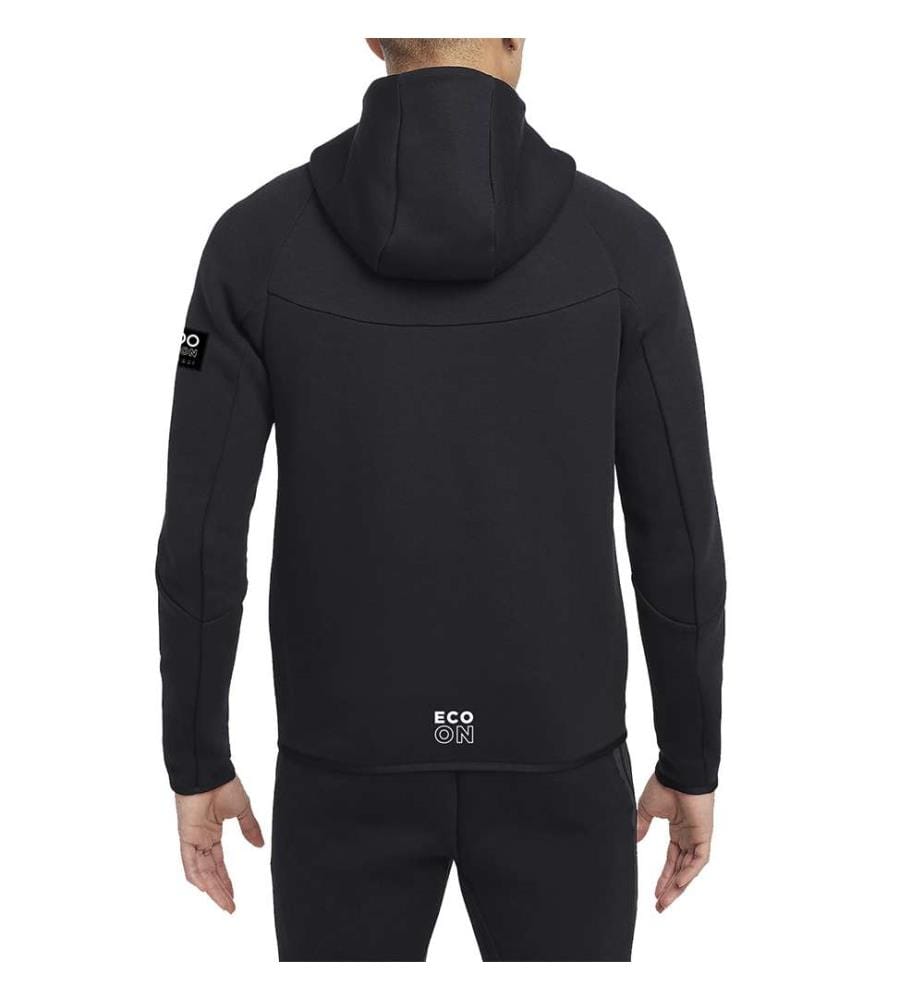 Technische Zip-up Jacke London - Schwarz