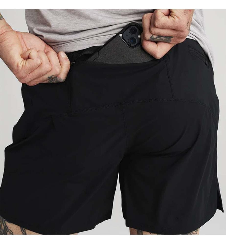Pocketed Short mit intelligenter Kompression Milan - Schwarz