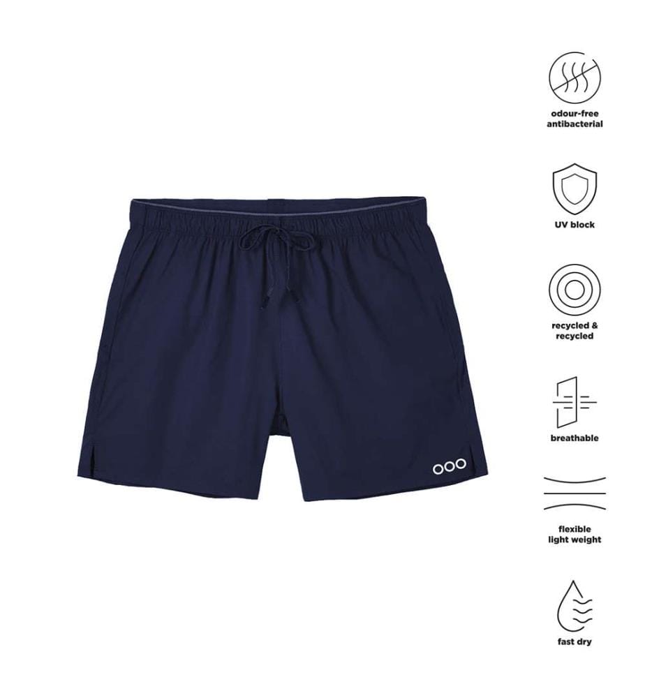Taschen-Shorts mit intelligenter Kompression Milan - Navy