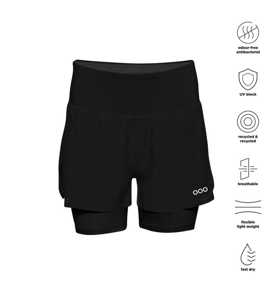 Short de compression La Coursieres - Noir
