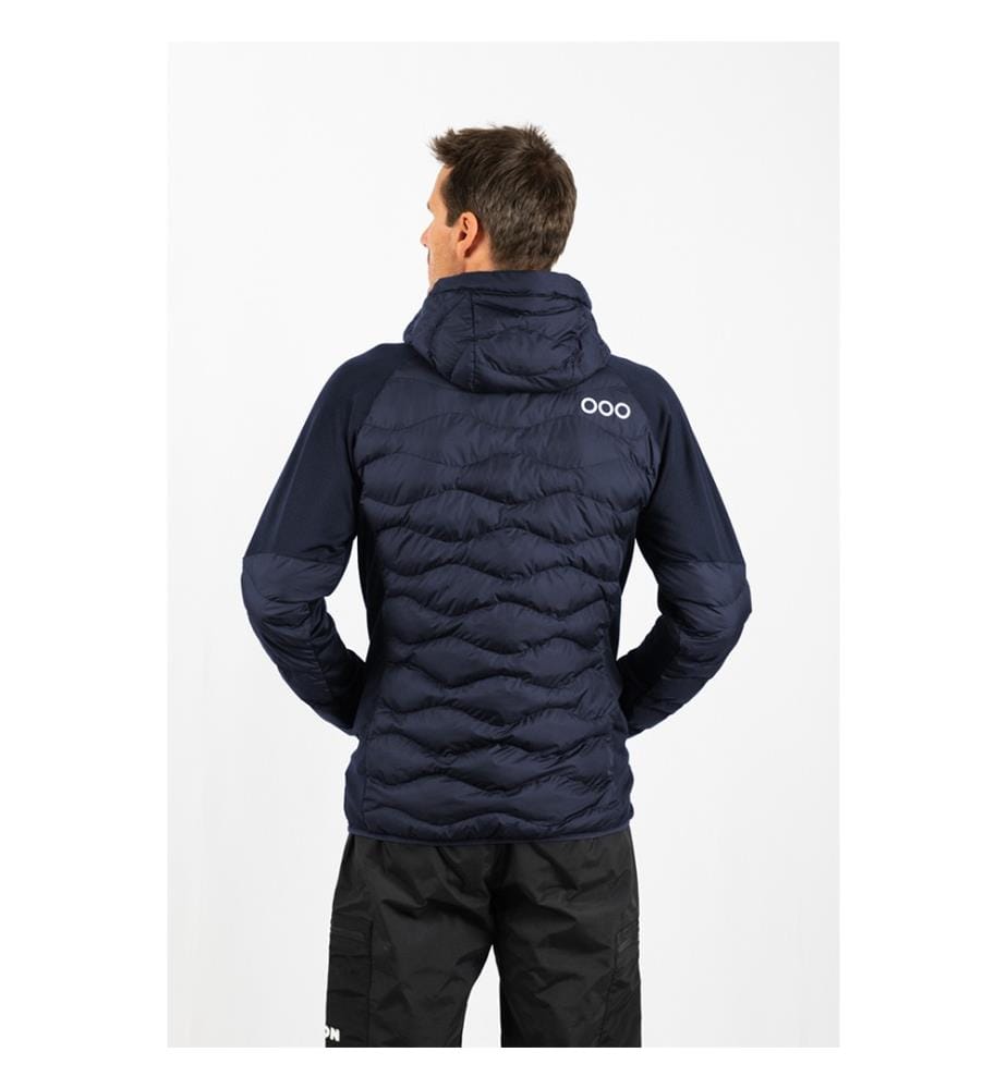 Giacca ibrida isolata con cappuccio - Blu navy