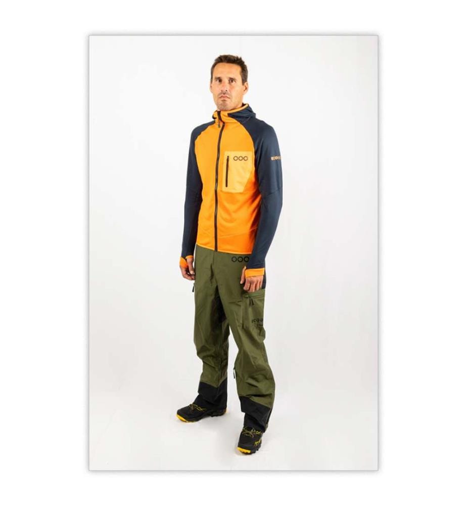 Ecoactive Light Insulated Jacket With Cap - Orange and Blue