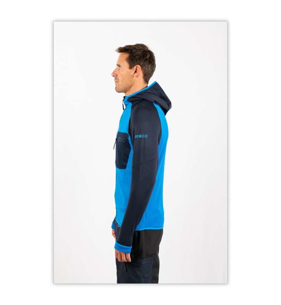Ecoactive Light Isolierte Jacke Mit Mütze - Hellblau und Blau