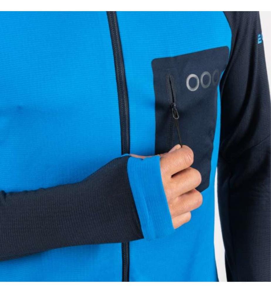 Ecoactive Light Isolierte Jacke Mit Mütze - Hellblau und Blau