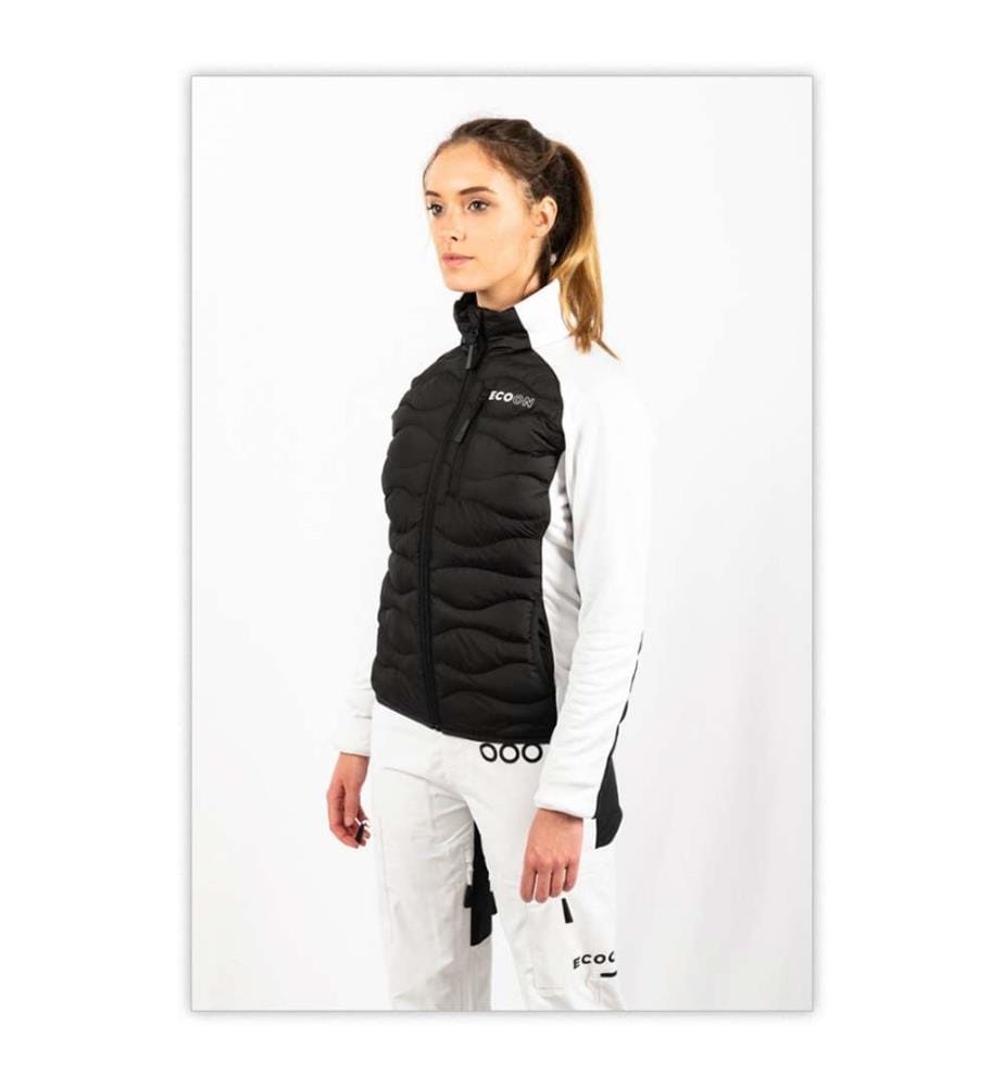Ecoactive Hybrid Insulated Jacket - Black and White